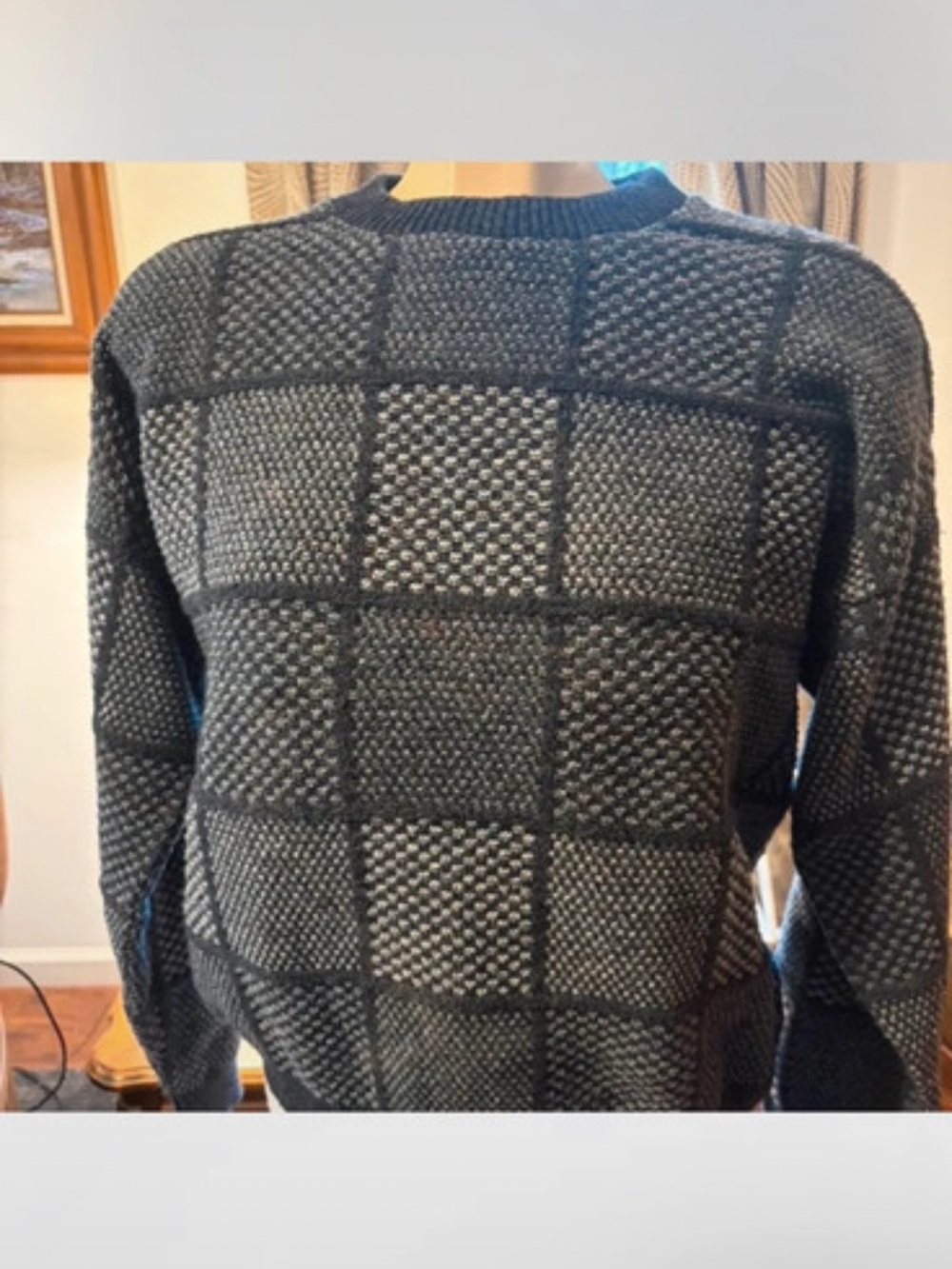 Vintage Bill Blass Grandpa Sweater